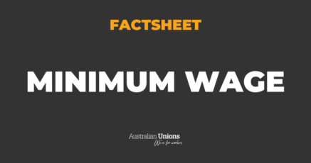 Factsheet Thumbnail: Minimum Wage in Australia