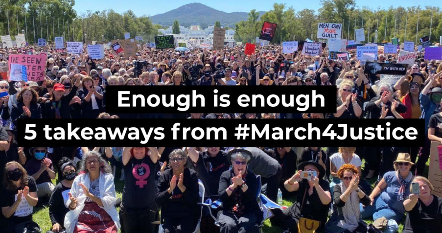 Post Thumbnail: Enough is enough – 5 takeaways from #March4Justice