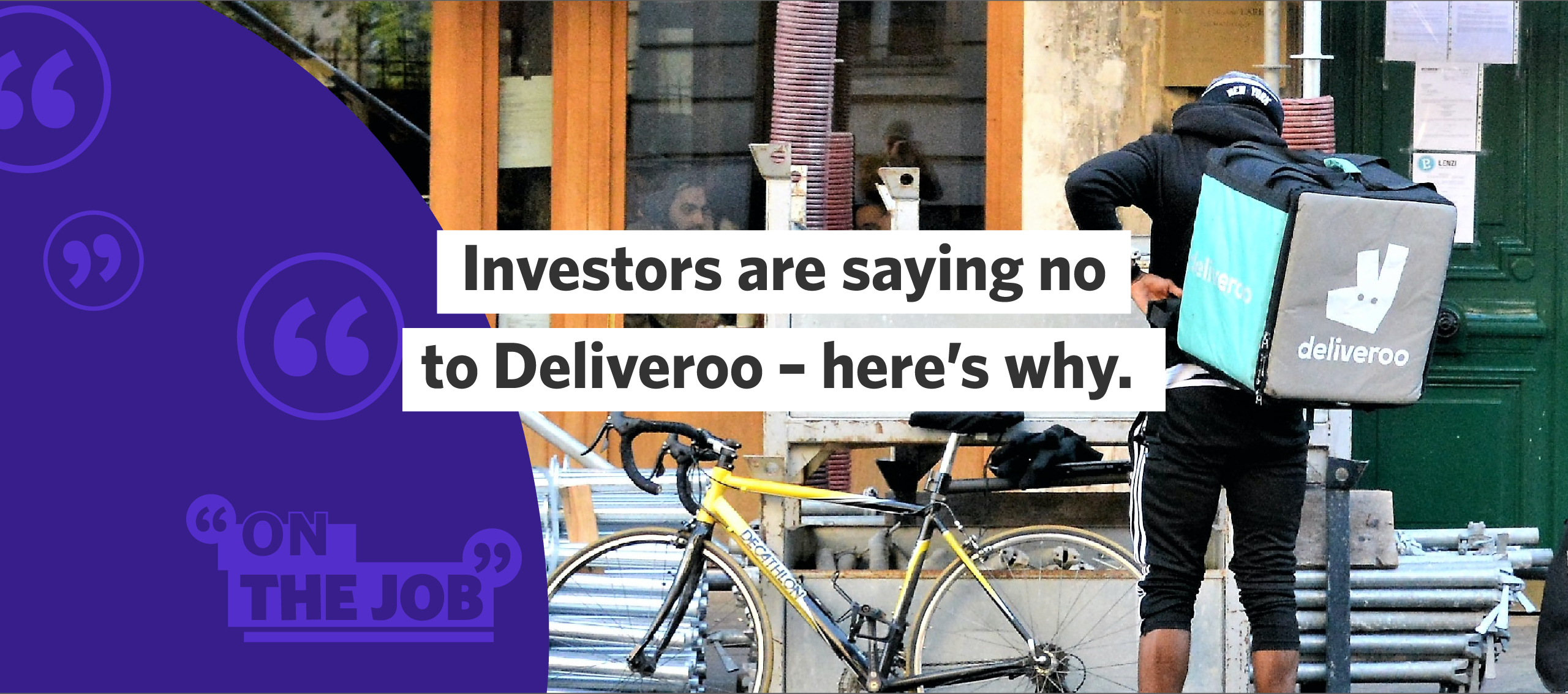 Investors are saying no to Deliveroo &ndash; here&rsquo;s why