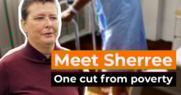 Meet Sherree: one cut from poverty