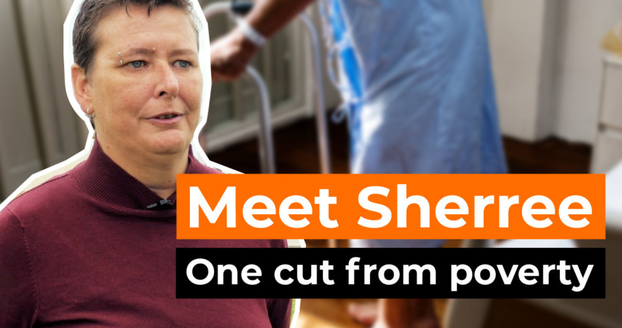 Post Thumbnail: Meet Sherree: one cut from poverty