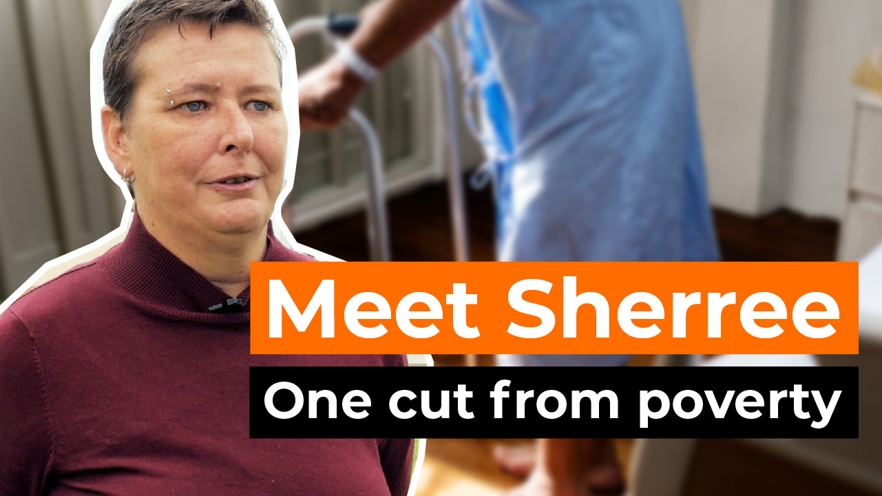 Meet Sherree: one cut from poverty