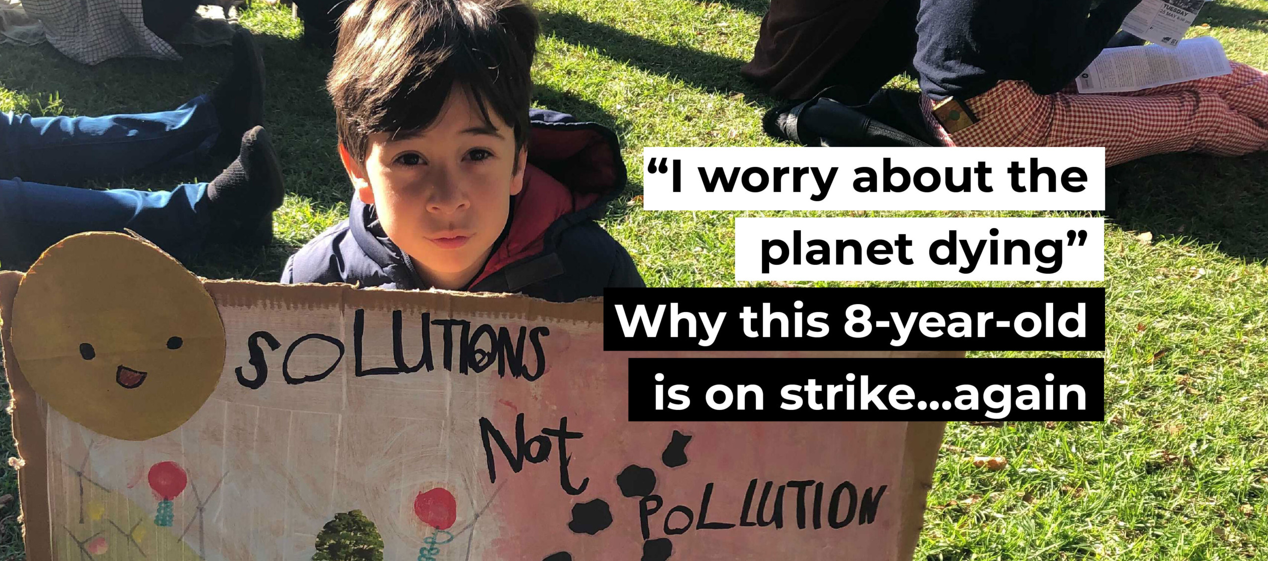 “I worry about the planet dying” – why this 8-year-old is on strike…again