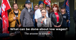 What can be done about low wages? The answer is simple.