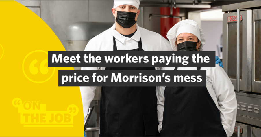 Post Thumbnail: Meet the workers paying the price for Morrison’s mess