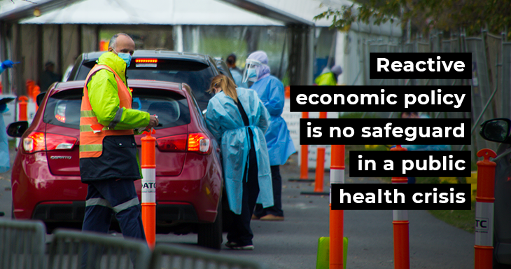 Reactive economic policy is no safeguard in a public health crisis