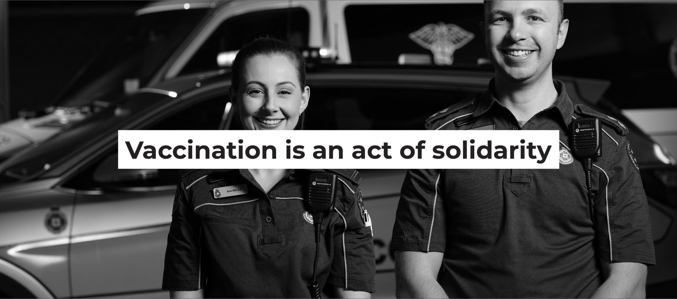 Vaccination is an act of solidarity