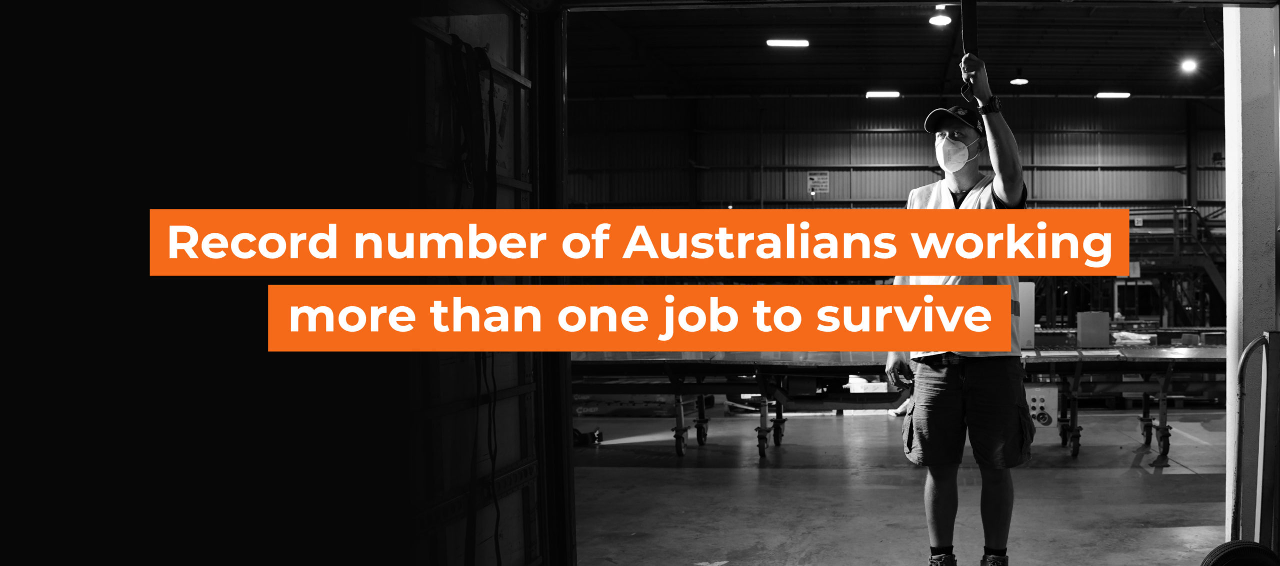 Record number of Australians working more than one job to survive