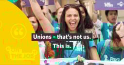 Unions – that’s not us. This is.