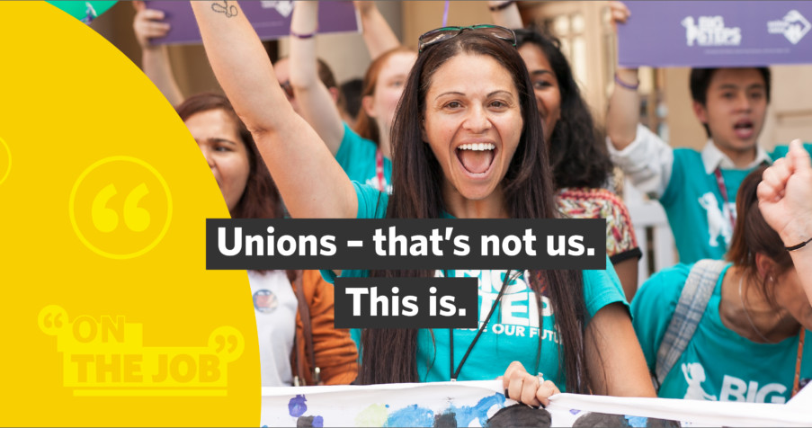 Post Thumbnail: Unions – that’s not us. This is.