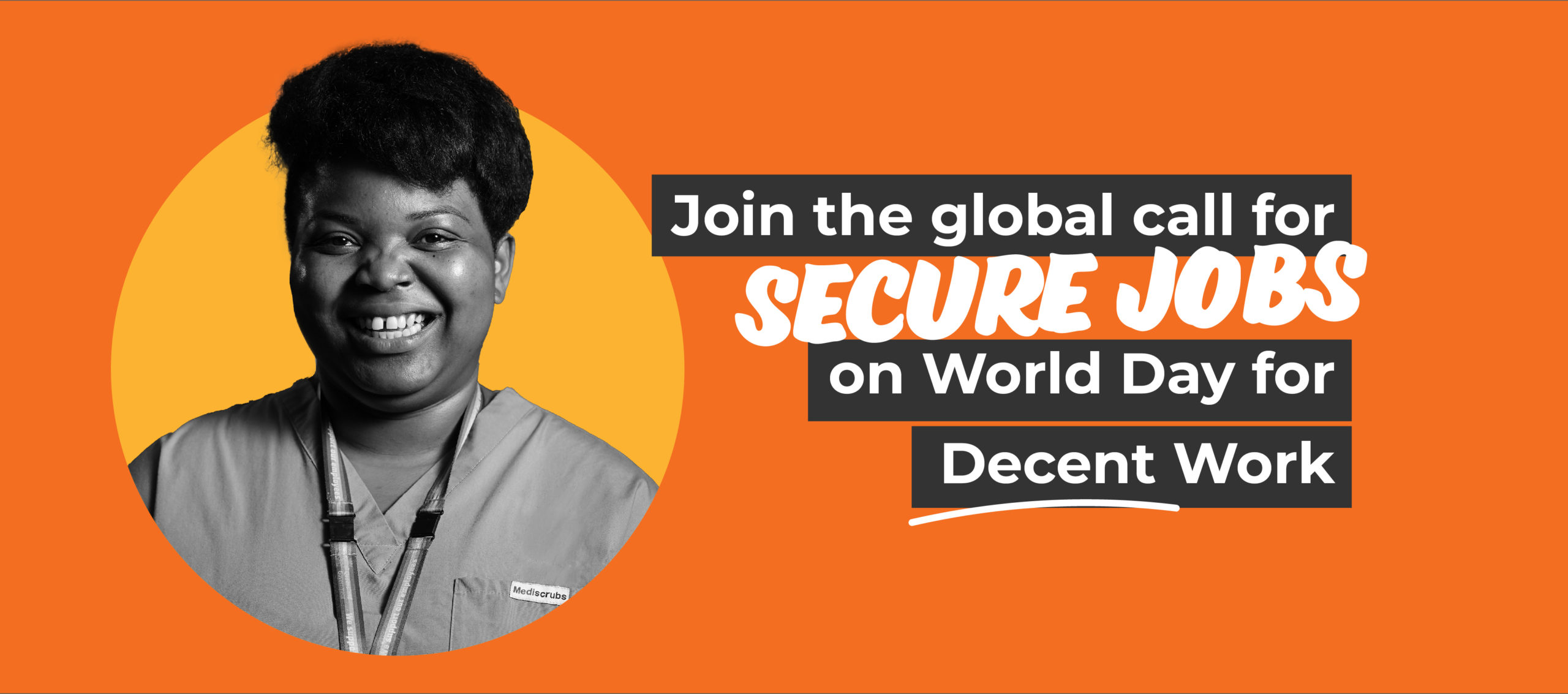 Join the global call for secure jobs on World Day for Decent Work