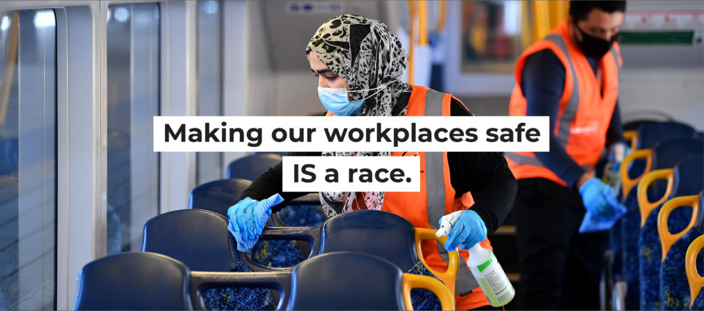 Making our workplaces safe IS a race. - Australian Unions