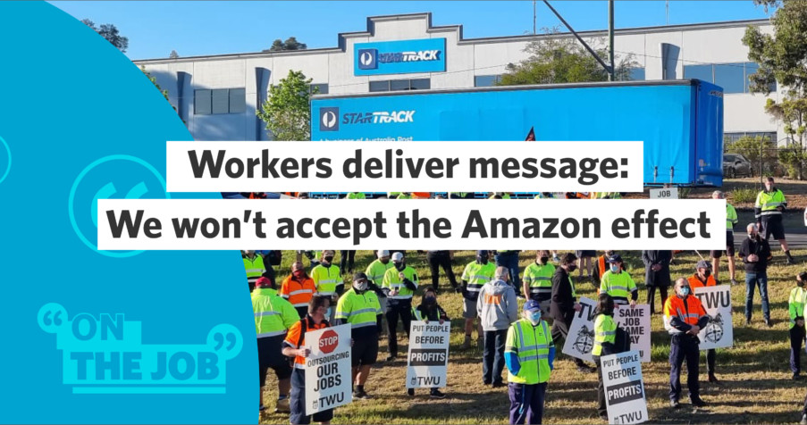 Post Thumbnail: Workers deliver a message &ndash; we won&rsquo;t accept the Amazon Effect