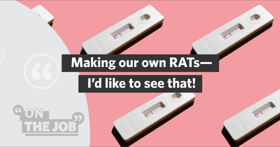 Post Thumbnail: Making our own RATs &ndash; I&rsquo;d like to see that!