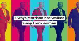 Five times Morrison has walked away from women