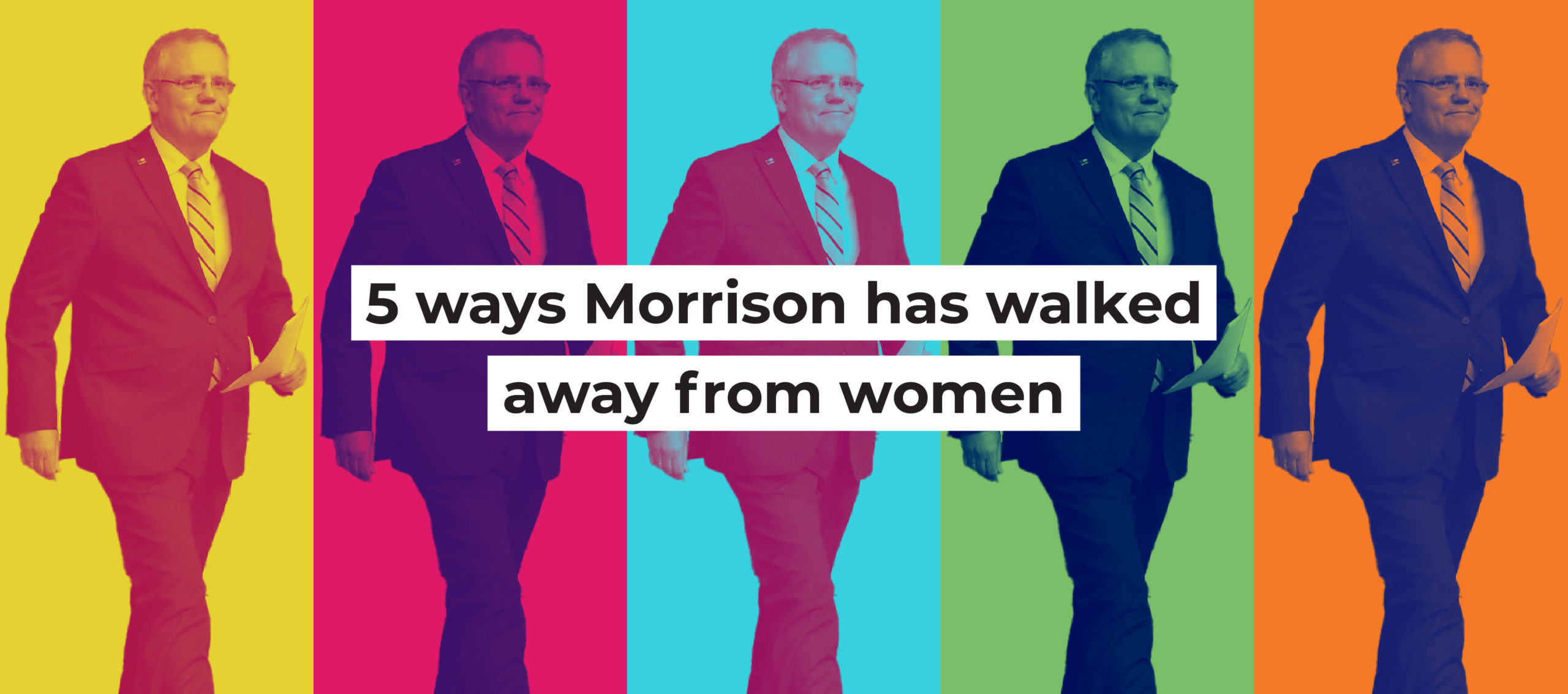 Five times Morrison has walked away from women