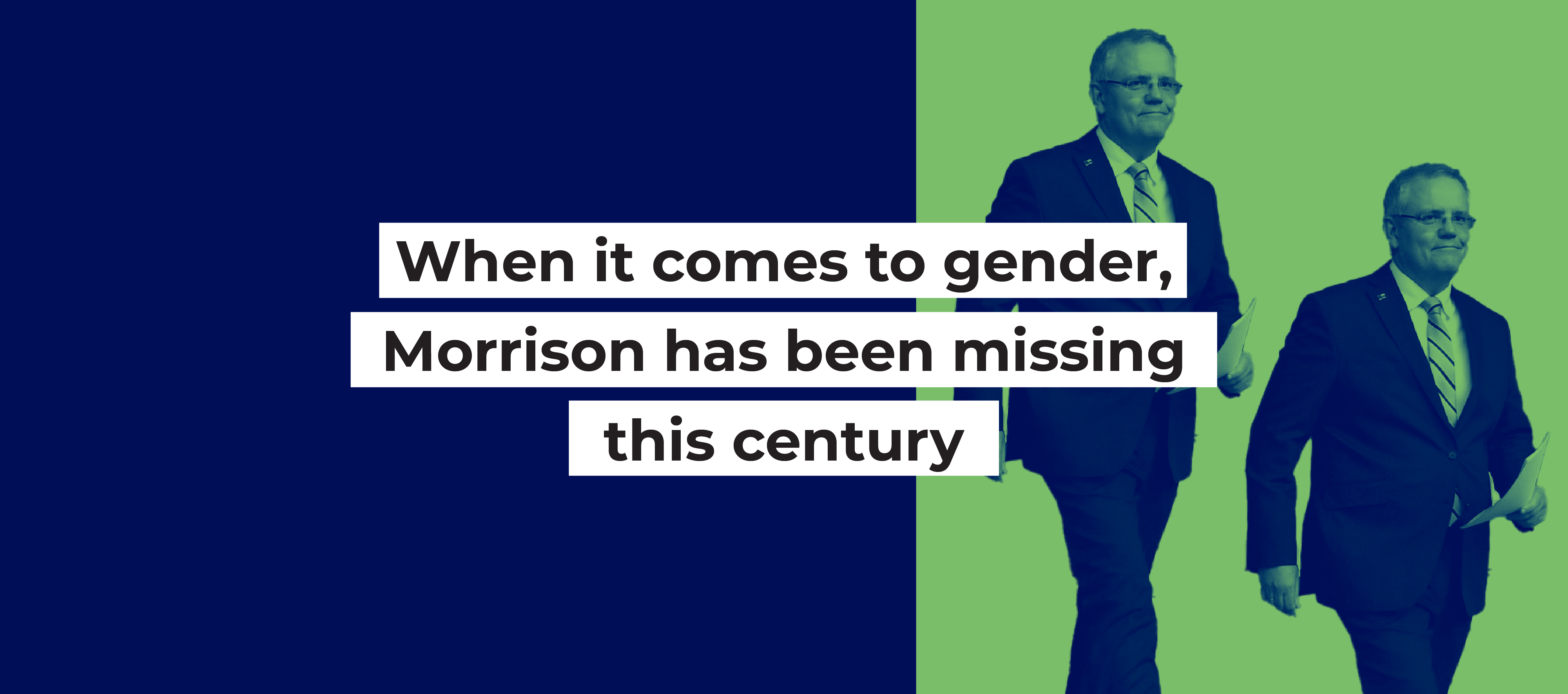 When it comes to gender, Morrison has been missing this century