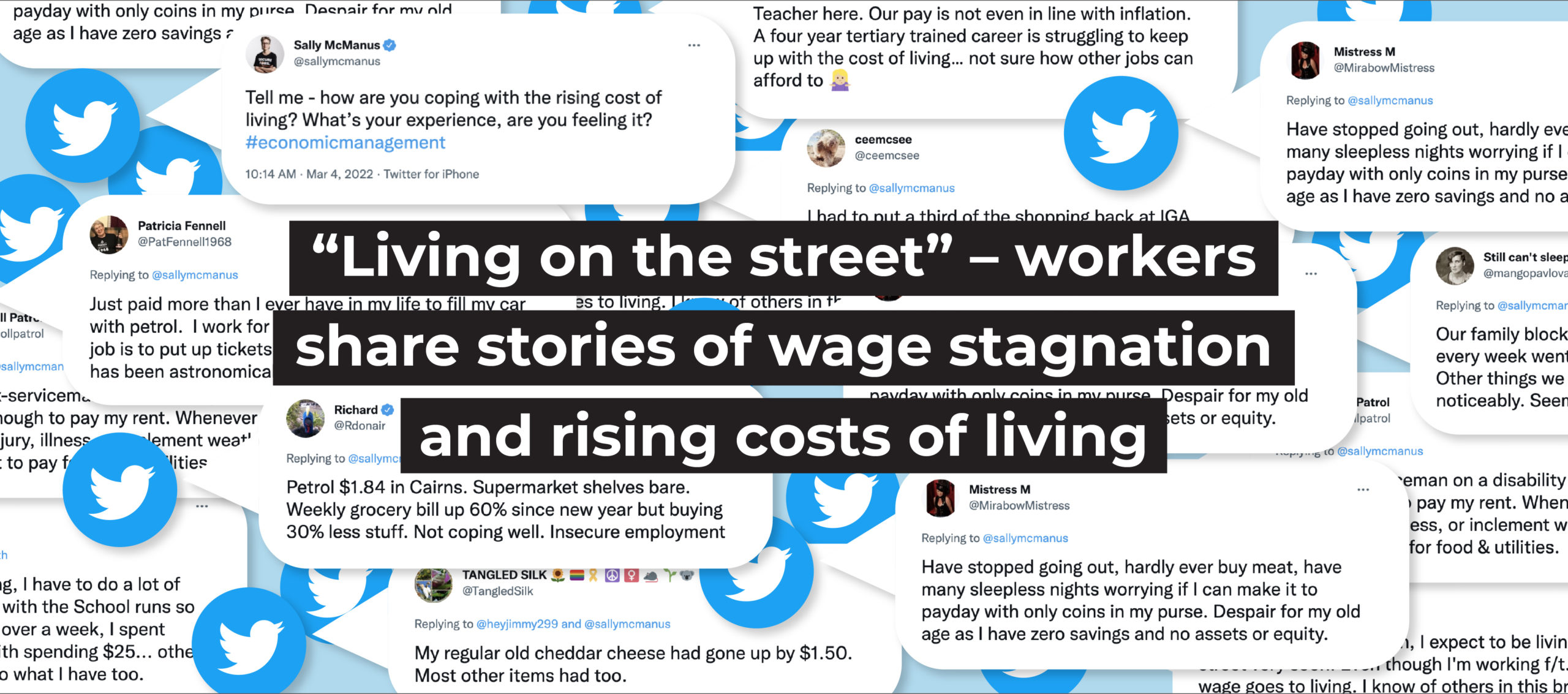 &ldquo;Living on the street&rdquo; &ndash; workers share stories of wage stagnation and rising costs of living