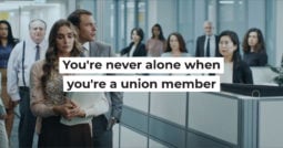 You’re never alone when you’re a union member
