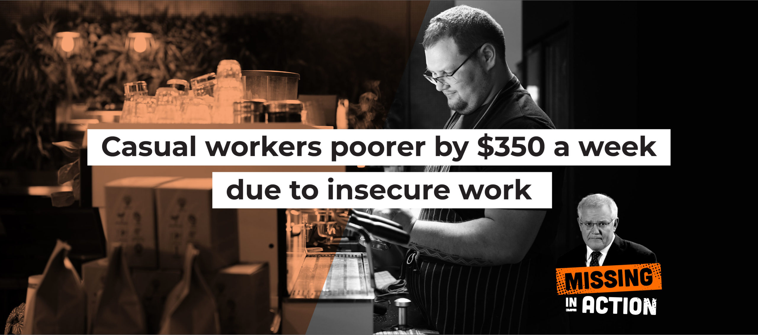Casual workers poorer by $350 a week due to insecure work