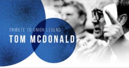 Tribute to union legend Tom McDonald