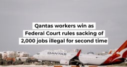 Qantas workers win as Federal Court rules sacking of 2,000 jobs illegal for second time