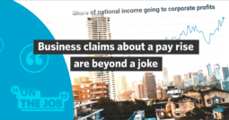 Business claims about a pay rise are beyond a joke