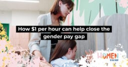 How $1 per hour can help close the gender pay gap