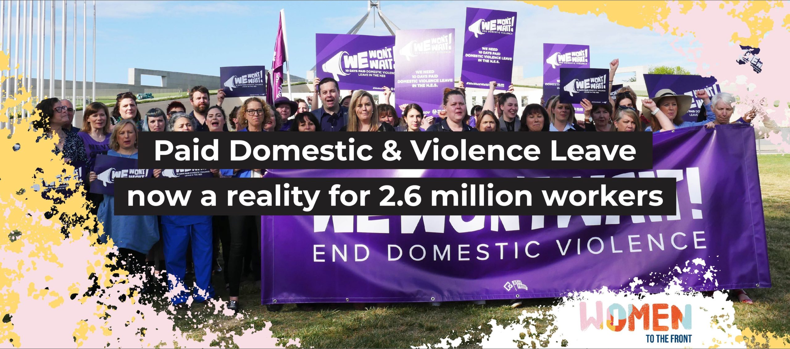 Paid Domestic & Violence Leave now a reality for 2.6 million workers