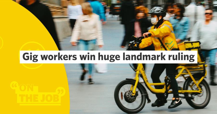 Post Thumbnail: Landmark ruling a huge win for gig workers