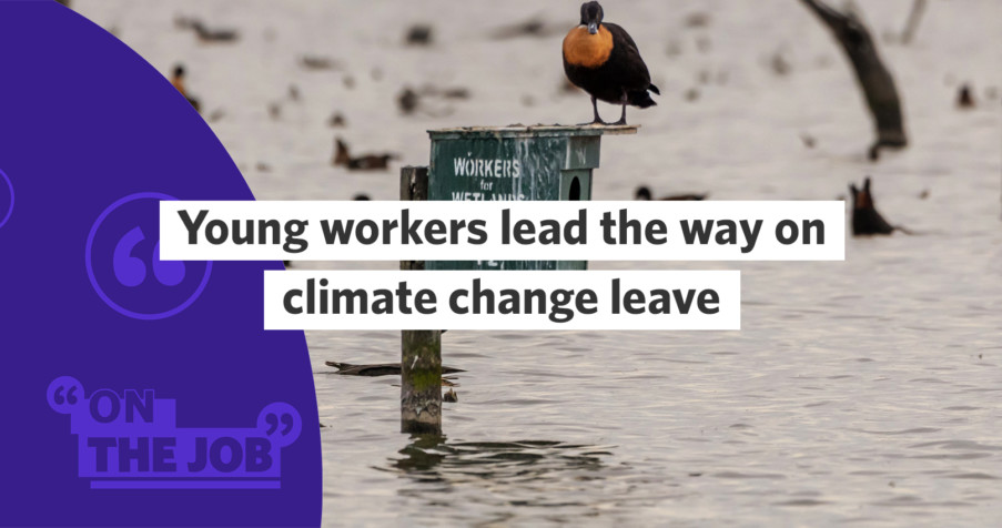 Post Thumbnail: Young workers lead the way on climate change leave