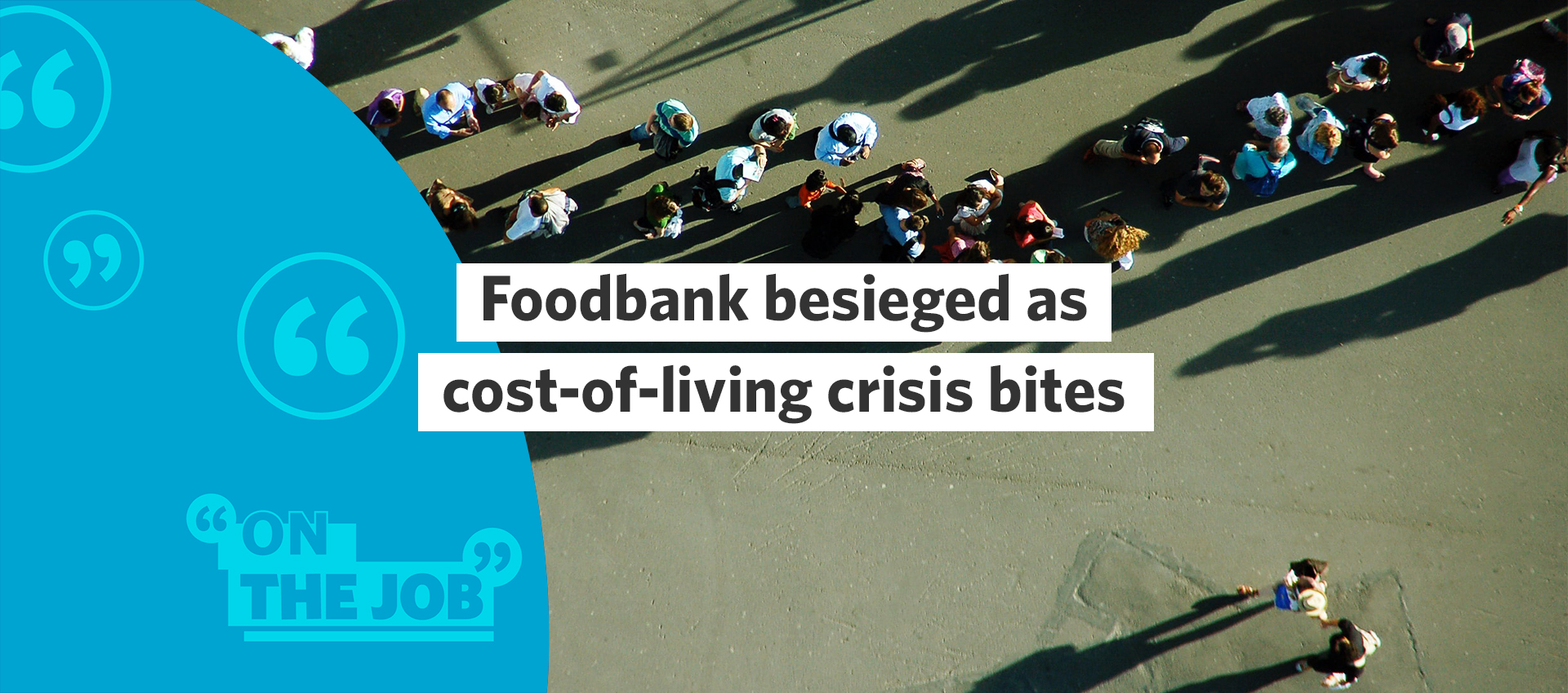 Foodbank besieged as cost-of-living crisis bites