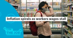 Inflation spirals as workers wages stall