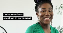 Union members speak up at parliament