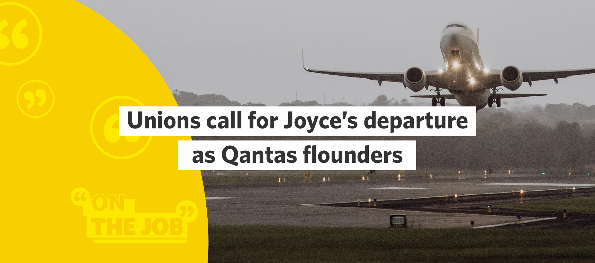 Unions call for Joyce&rsquo;s departure as Qantas flounders