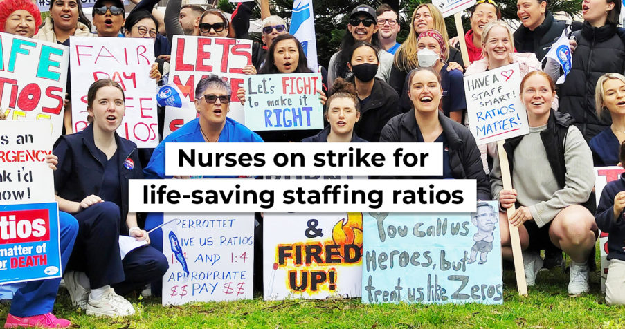 Post Thumbnail: Nurses on strike for life-saving staffing ratios