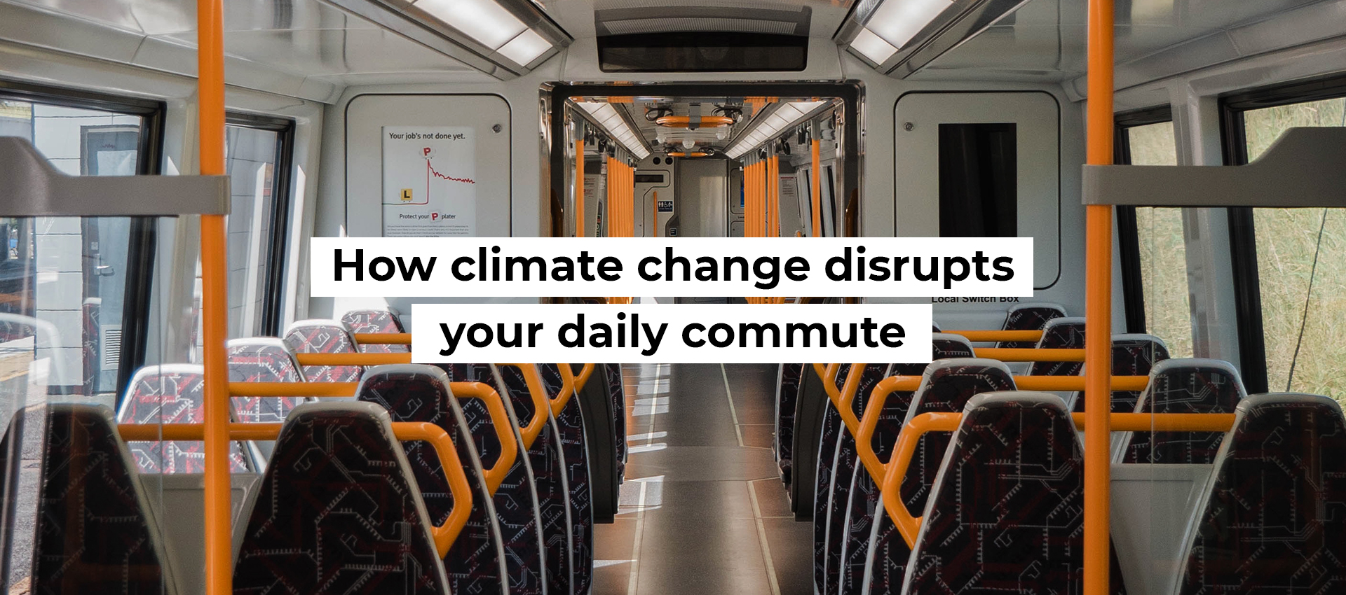 How climate change disrupts your daily commute