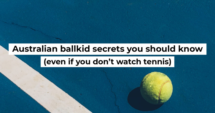 Post Thumbnail: Australian ballkid secrets you should know (even if you don&rsquo;t watch tennis)