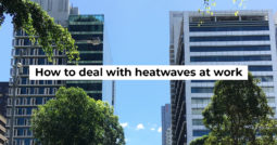 How to deal with heatwaves at work