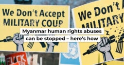 Myanmar human rights abuses can be stopped – here’s how