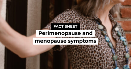 Factsheet Thumbnail: Perimenopause and menopause symptoms