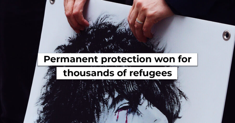 Post Thumbnail: Permanent protection won for thousands of refugees