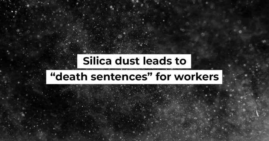 Post Thumbnail: Silica dust leads to “death sentences” for workers