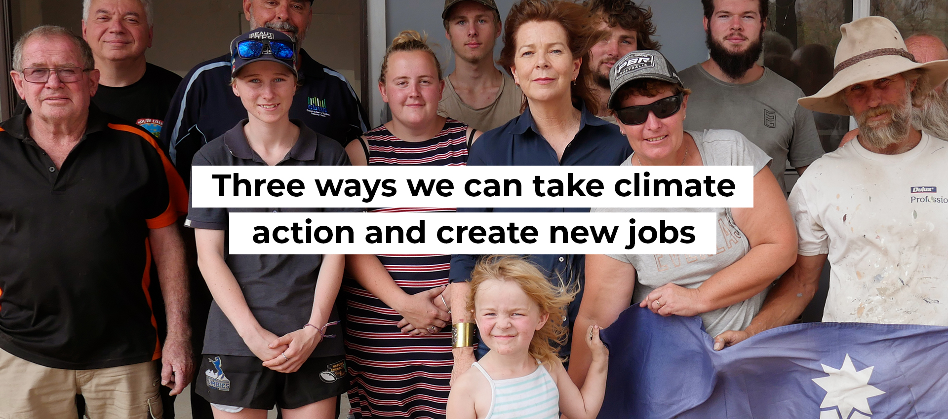Three ways we can take climate action and create new jobs