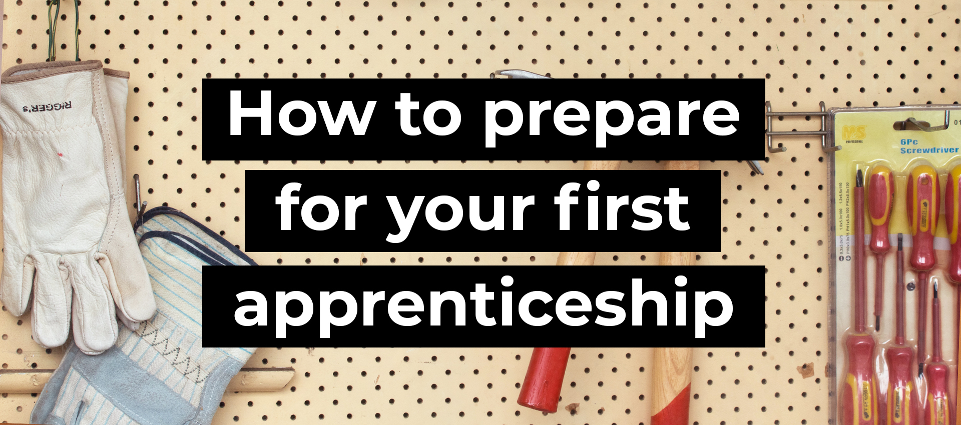 How to prepare for your first apprenticeship