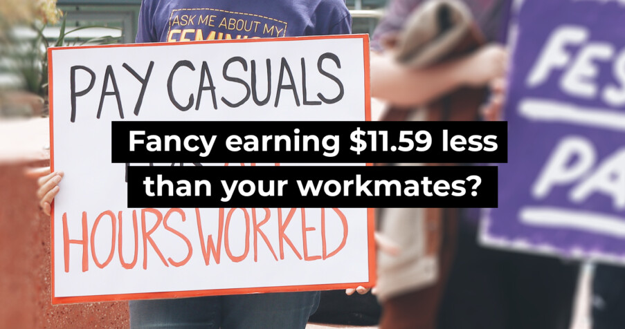 Post Thumbnail: Fancy earning $11.59 less than your workmates?