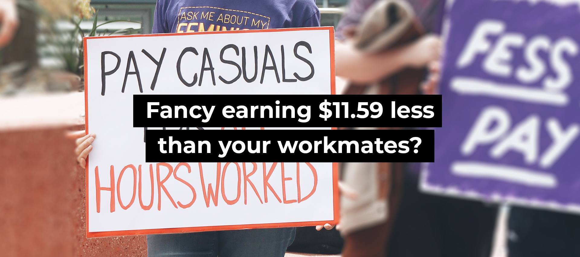Fancy earning $11.59 less than your workmates?