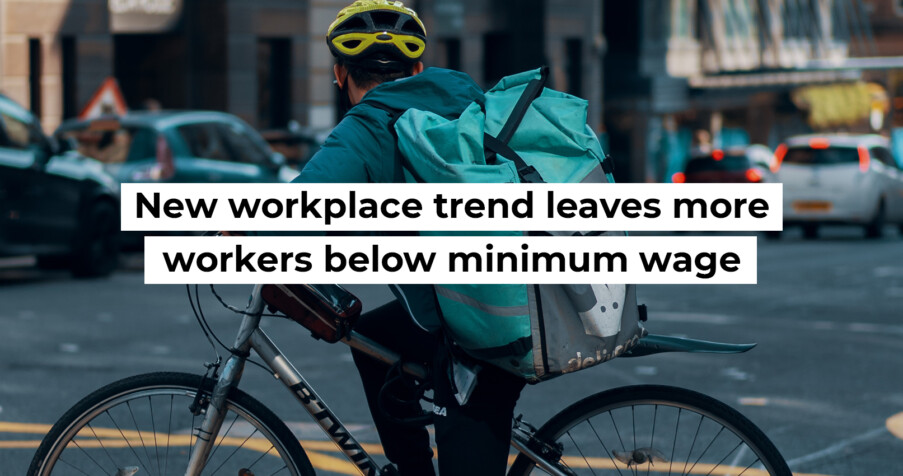 Post Thumbnail: New workplace trend leaves more workers below minimum wage