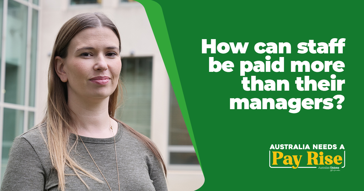 How can staff be paid more than their managers?