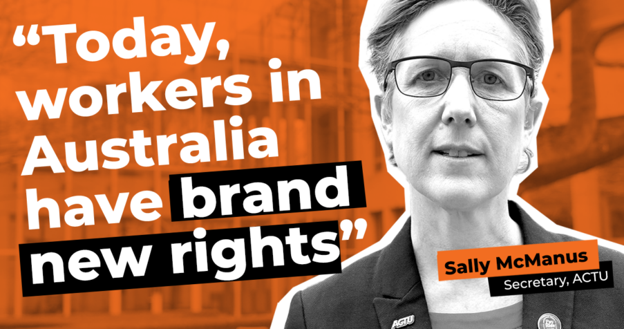 Post Thumbnail: Today, workers in Australia have brand new rights